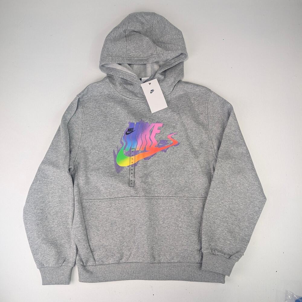 Nike Youth XL Gray Logo Hoodie